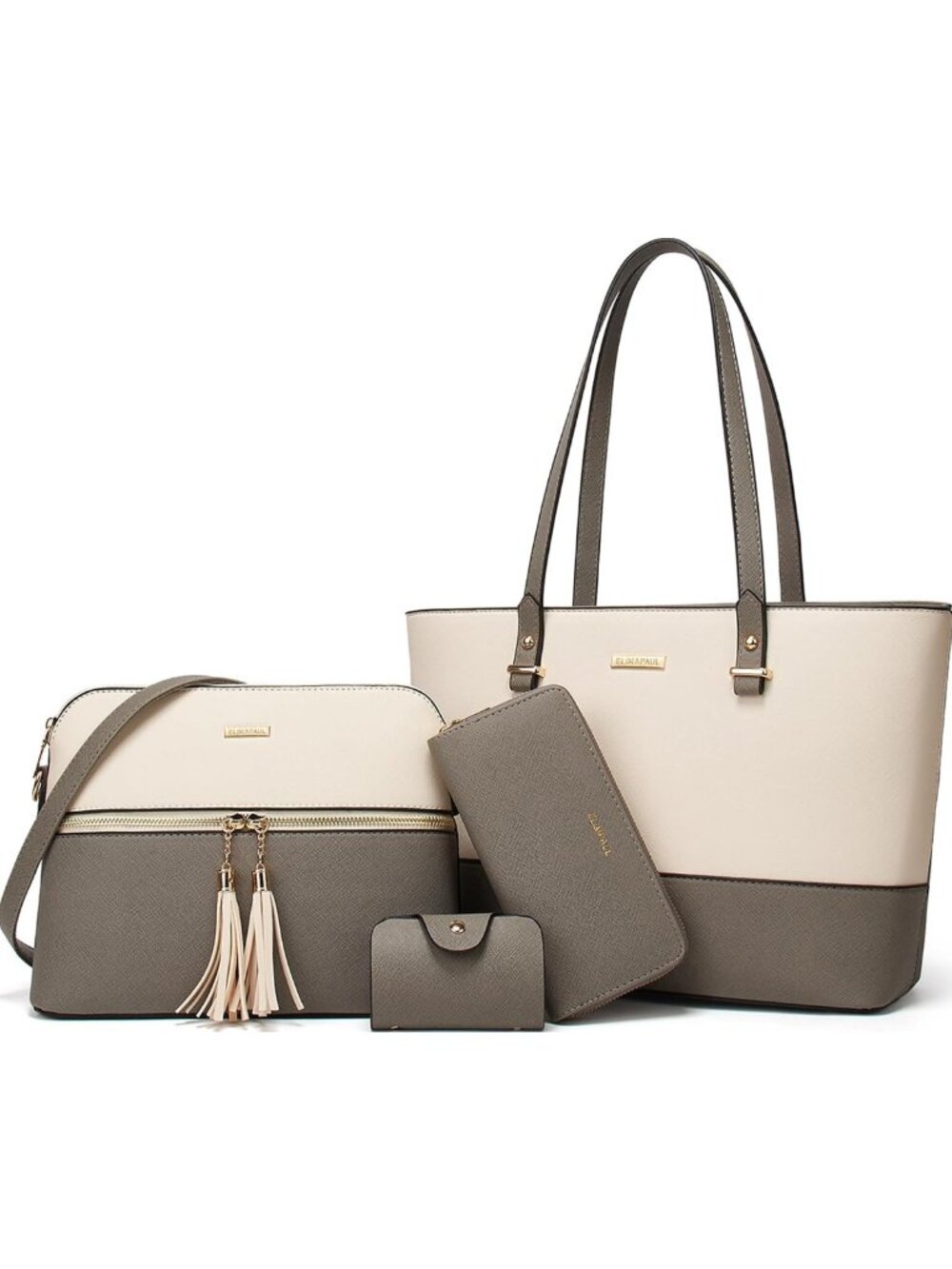 Stylish Women's Tote & Shoulder Bag Set - Chic Satchel Purse for Everyday Use